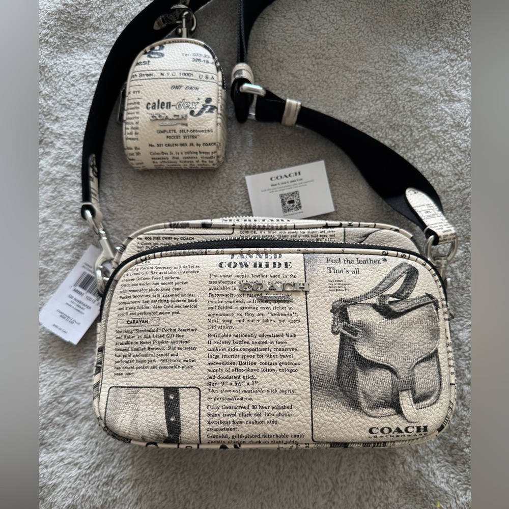 NWT Coach Newspaper Print Finlay